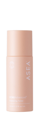 Shop Renu Advanced Skin Care - Healing Tao Australia. Skin color bottle of Asea balancing toner on a white background